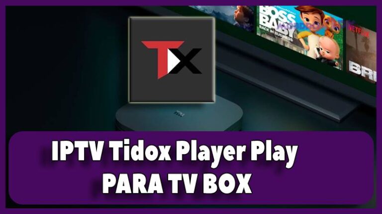 IPTV Tidox Player Play tv box